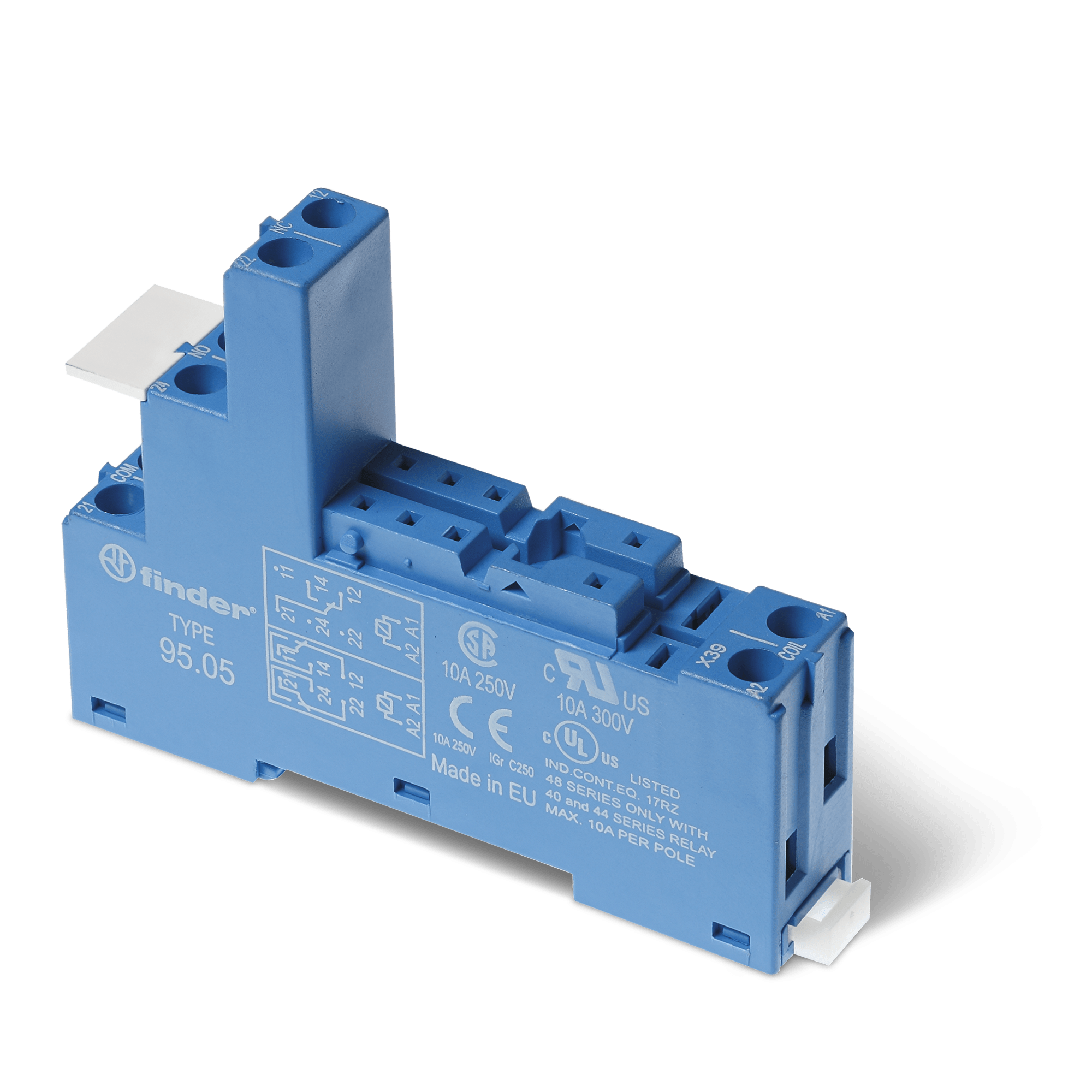 FINDER - ZOCCOLO MORSETTI BUSSOLA 1-2P S.40 9505SPA