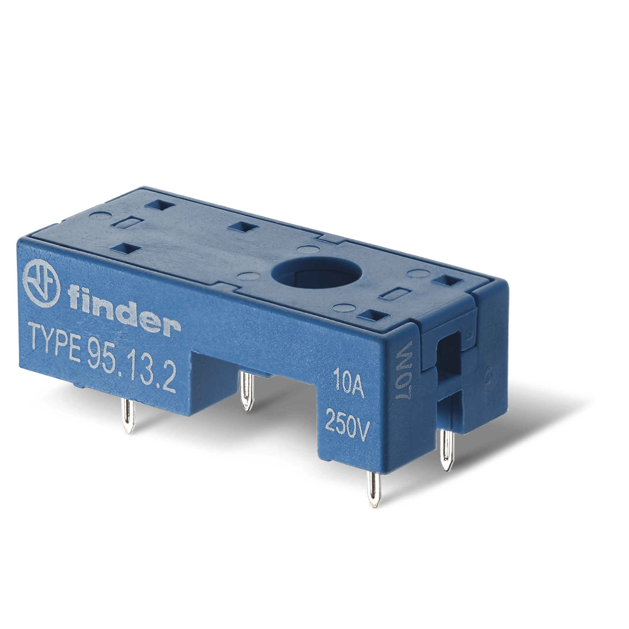 FINDER - ZOCCOLO PER CIRCUITO STAMPATO 1P NERO S.