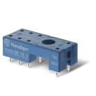 FINDER - ZOCCOLO PER CIRCUITO STAMPATO 2P NERO S.