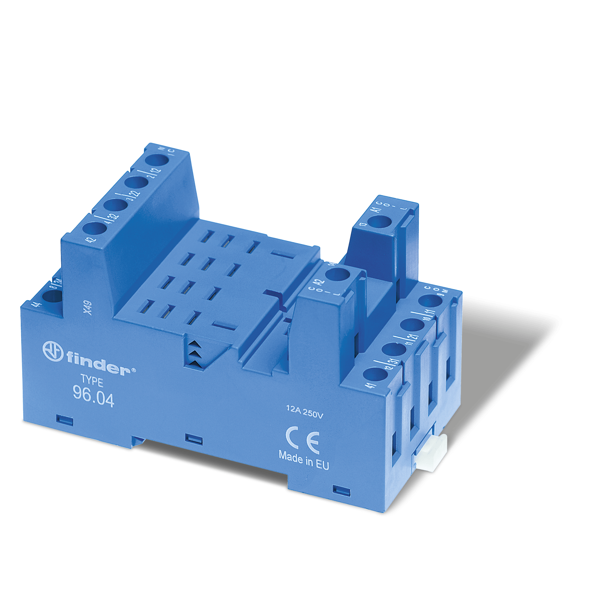 FINDER - ZOCCOLO CON MORSETTI A BUSSOLA 4P S.56 9604SMA