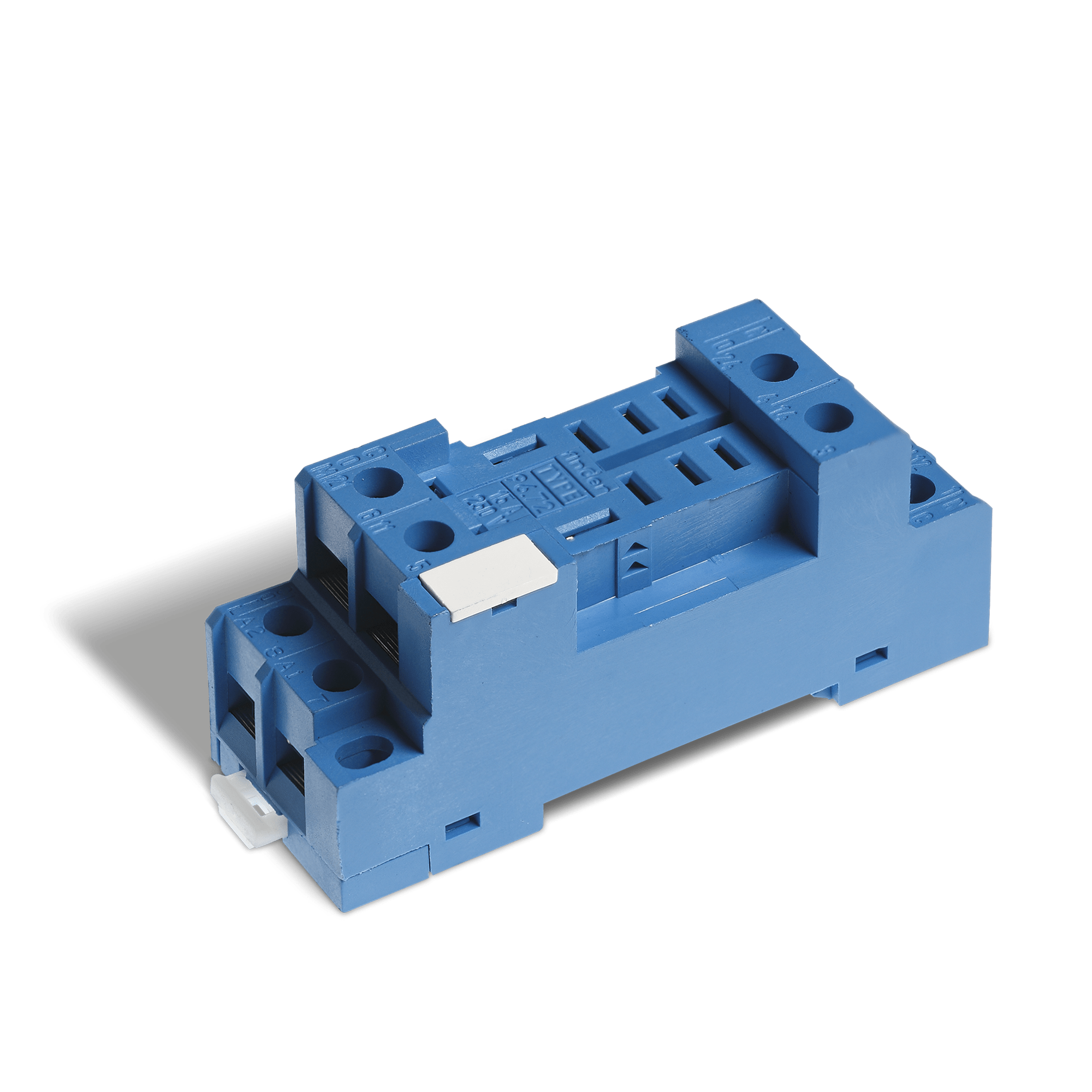 FINDER - ZOC.CON MORSETTI A PIASTRINA 2P NERO S.5 96720SMA