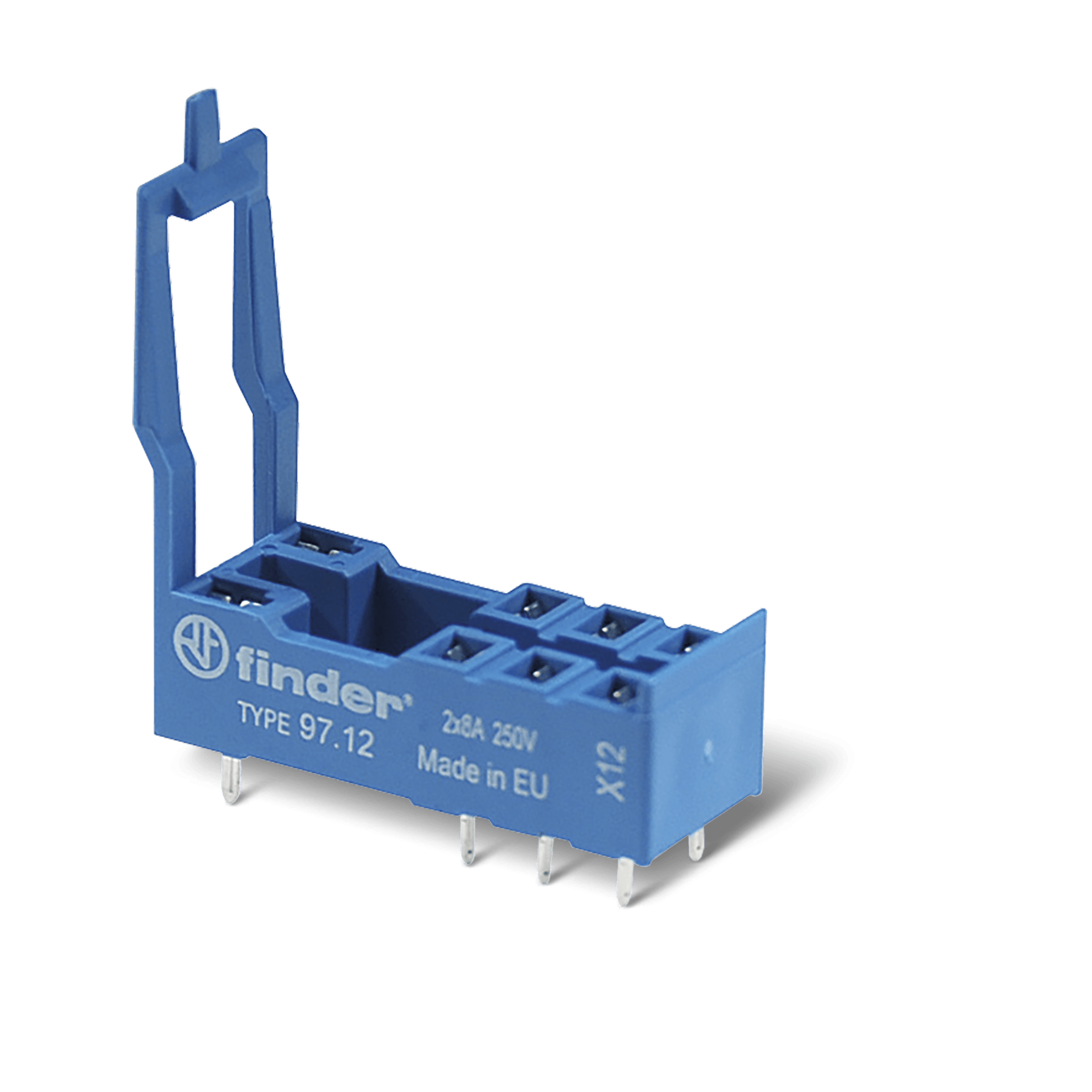 FINDER - ZOCCOLO PER CIRCUITO STAMPATO 2P S.46 9712