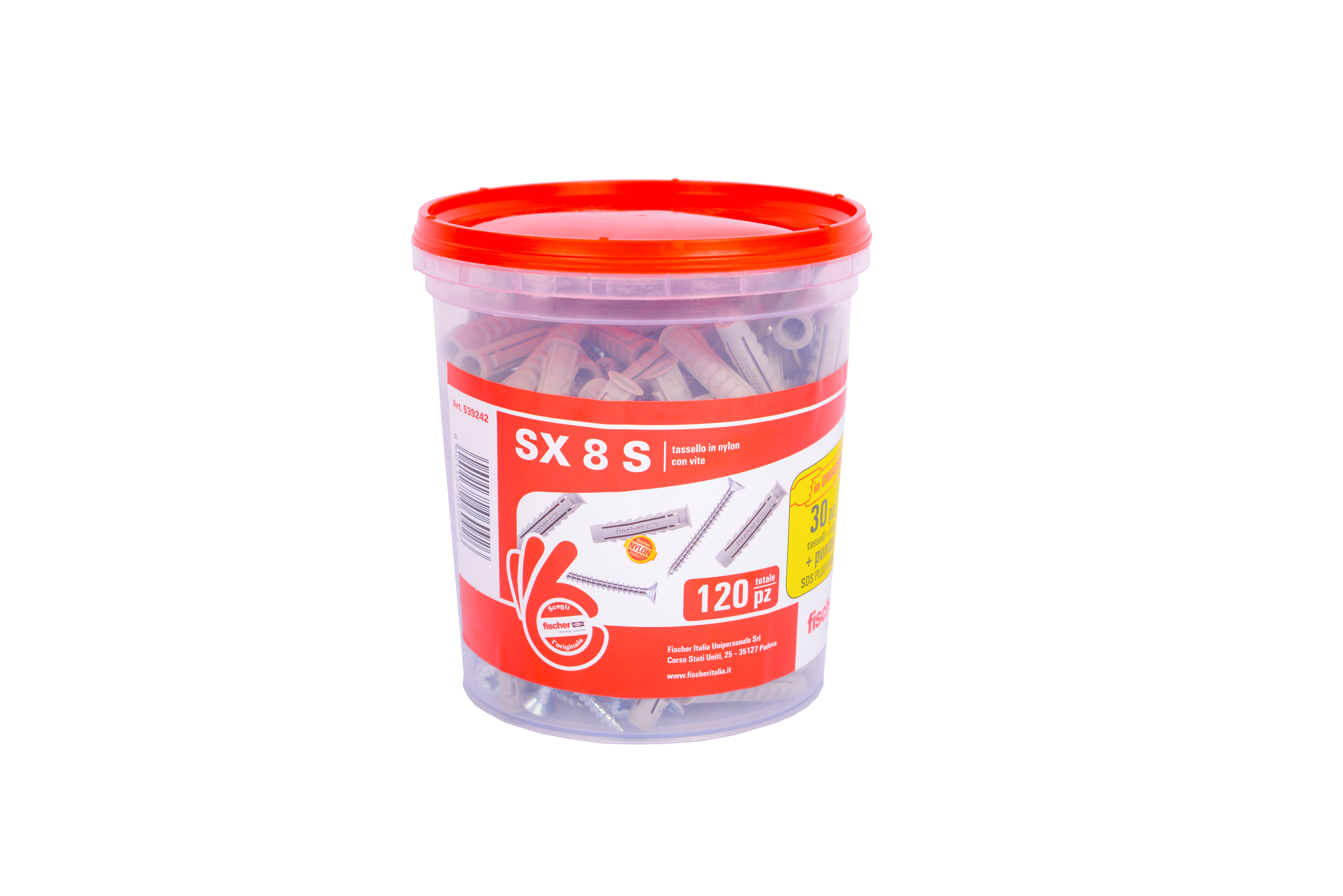 FISCHER - SX 8 S(BARAT.PROPACK 120PZ+SDS