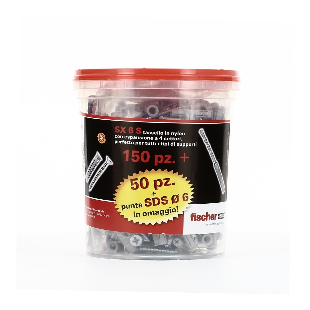 FISCHER - SX 6 S(BARAT.PROPACK 200PZ+SDS