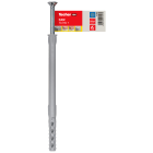FISCHER - Fissaggio prolungato fischer SXR-T in nylon con vite svasata, adatto per materiali pieni e semipieni, ancoraggio 50 mm, ideale per legno.