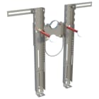 FISCHER - Premium sistema completo per sanitari sospesi universale WC e bidet.