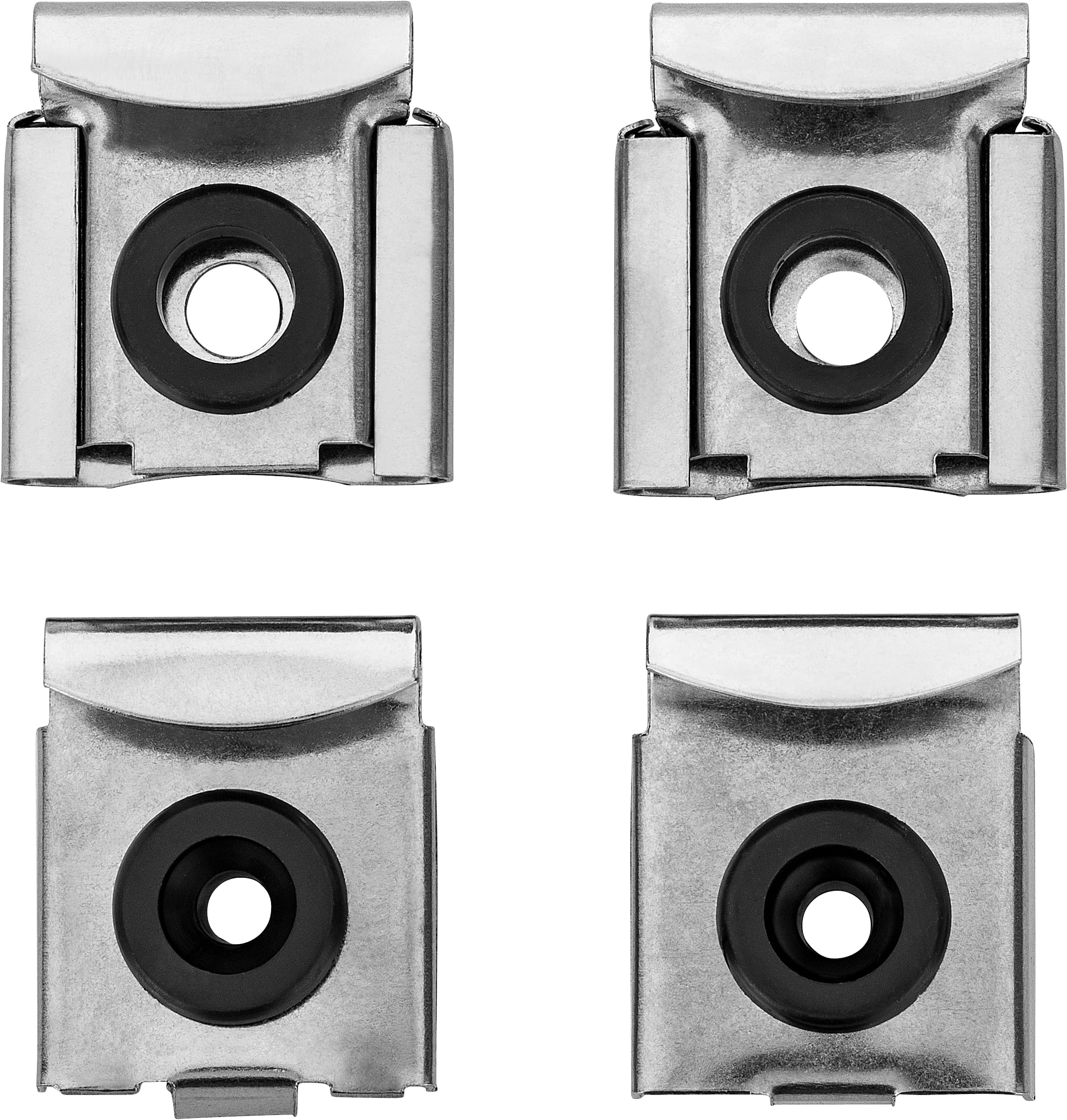 FISCHER - SKL-M K: kit per specchi fischer con 4 tasselli S6, 4 viti ø4x40, 2 porta con molla e 2 senza