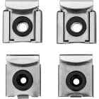 FISCHER - SKL-M K: kit per specchi fischer con 4 tasselli S6, 4 viti ø4x40, 2 porta con molla e 2 senza