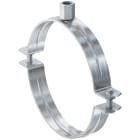 FISCHER - Collare per tubi metallici FRSN 50-56 M8/M10, due semicollari con viti, adatto per fissaggi di tubazioni in metallo e plastica senza insonorizzazione.
