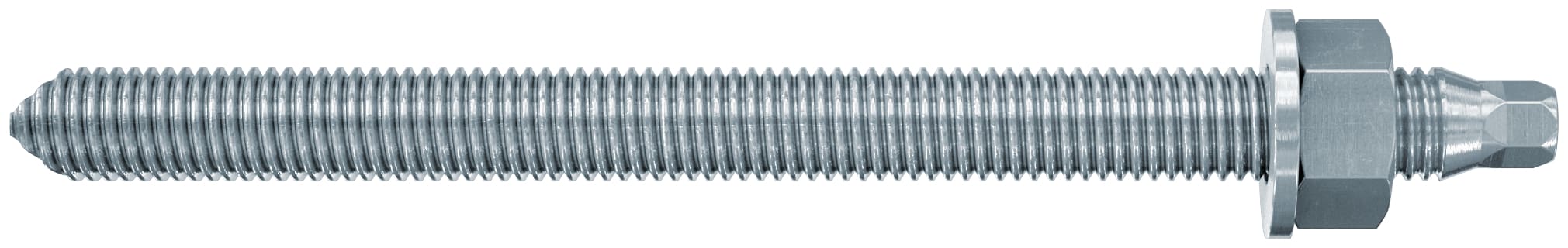 FISCHER - Barra RG M12x250 in acciaio zincato classe 5.8, ideale per ancoranti chimici fischer.