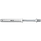 FISCHER - N6x40/10 S M6: tassello nylon e vite a chiodo acciaio zincato premontati