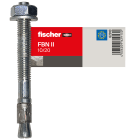 FISCHER - FBN II 10/20 (10x95): ancorante fascetta espandente in acciaio zincato per calcestruzzo non fessurato, lunga filettatura e due profondità .