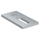 FISCHER - SSP 10 A2 piastra di connessione, staffa piana per collegare profili Solar con viti STSI, STSR, SKS e dadi M8 o viti a testa a martello RHS.