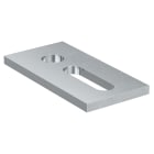 FISCHER - SSP 12 A2 piastra c/foro 13 AS è la staffa piana per collegare profili Solar con viti doppio filetto STSI e STSR, viti SKS e dadi MU F M8.