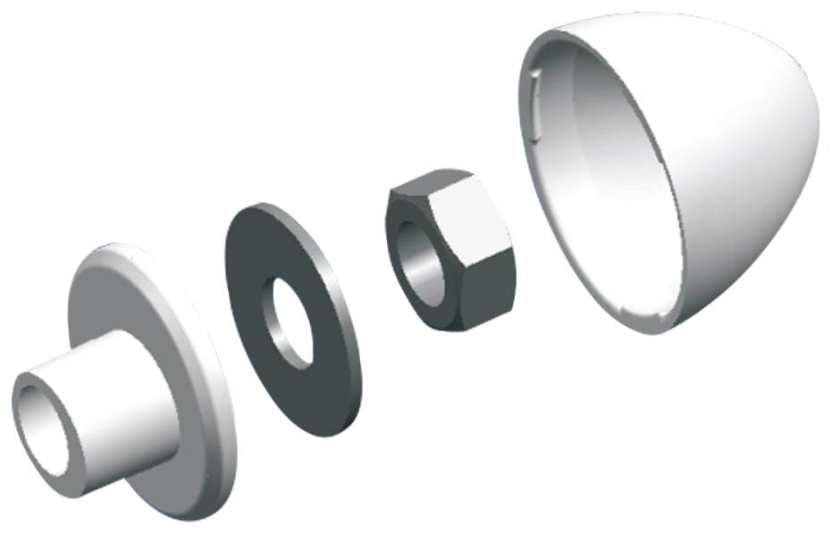 FISCHER - BUAK M12 BIANCO BUSTA RICAMBI 00071283