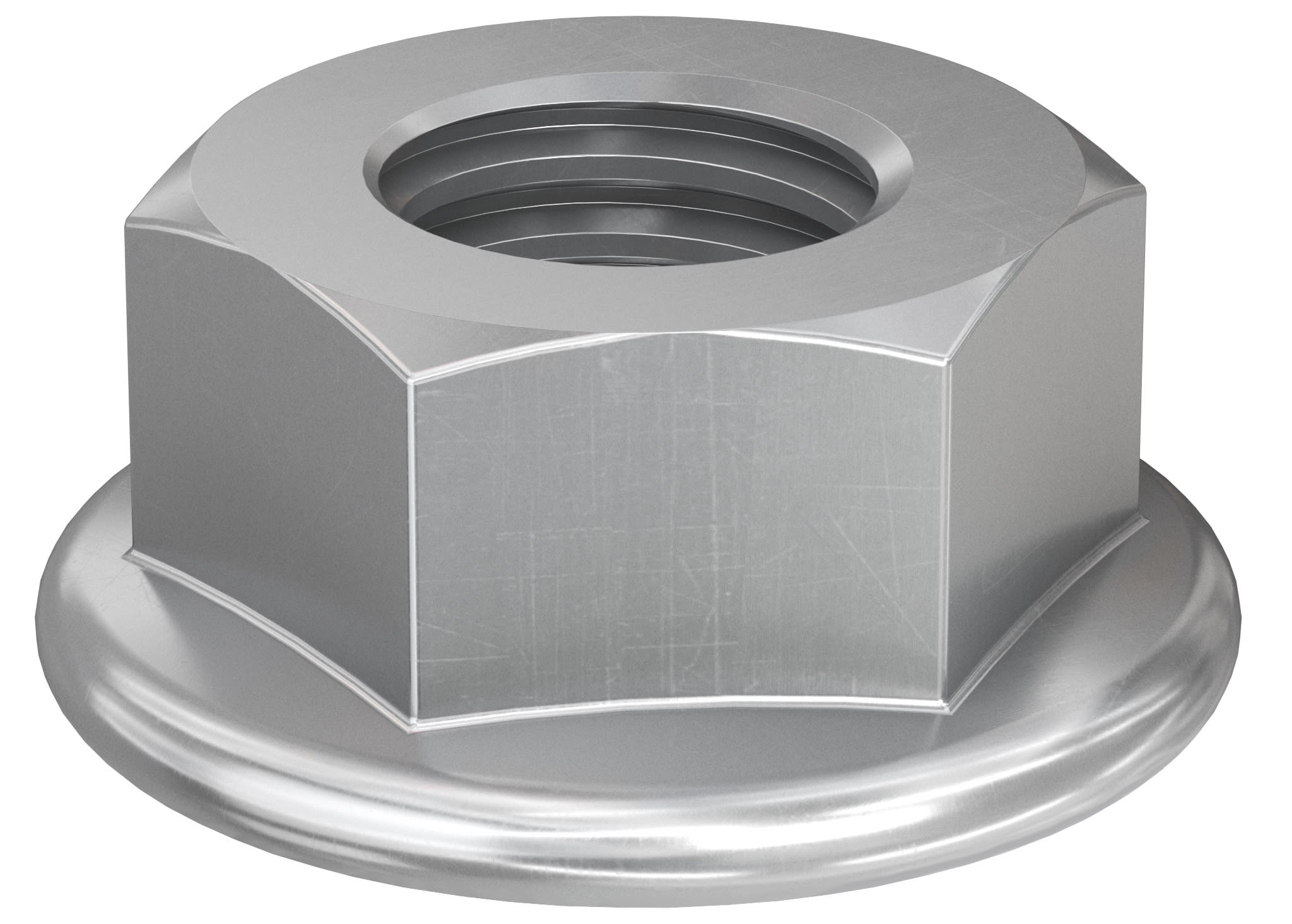 FISCHER - Dado esagonale flangiato in acciaio inox per l'installazione di sistemi fotovoltaici.