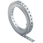 FISCHER - Bandella perforata zincata fischer LBV, facile da installare e tagliare, con fori per fissaggio a terra con chiodo a percussione fischer ED.