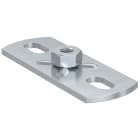 FISCHER - GPL M 10 PIASTRA DI BASE Fischer: piastra con manicotto filettato saldato