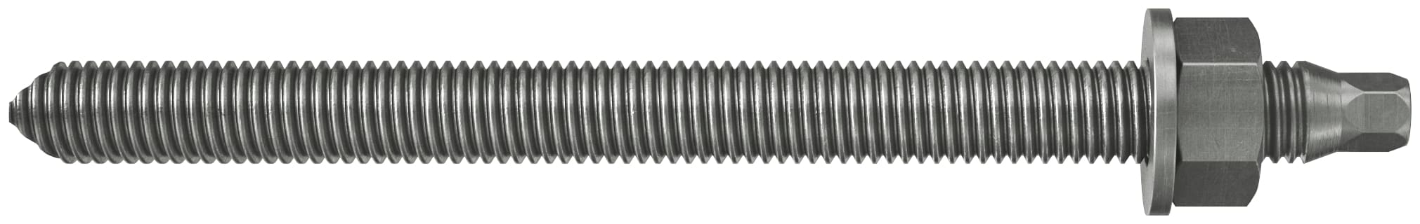 FISCHER - Barra RG M12x250 R in acciaio inox fischer RG M per ancoranti chimici in cartuccia e fiala: con trapano a percussione. Per macchinari e carpenteria.