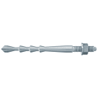 FISCHER - Barra multicono di ancoraggio fischer Highbond FHB II-A L M20X210/50 in acciaio zincato, espansione a controllo di coppia per installazioni sicure.