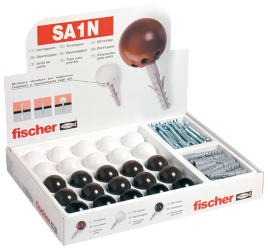 FISCHER - SA1 N Paracolpi Marrone Conf. 25pz.