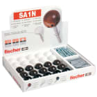 FISCHER - SA1 N PARACOLPI NERO 25PZ 00501527
