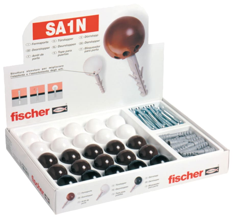 FISCHER - SA1 N PARACOLPI NERO 25PZ