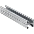 FISCHER - FUS 21D/2,0-3 m: profilo U fischer per montaggio orizzontale/verticale, fissaggio rapido, lunghezza 3000 mm, asole flessibili.
