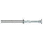 FISCHER - Tasselli e viti fischer N-S con testa svasata, nylon e acciaio zincato, per fissaggi rapidi e sicuri di strutture leggere in legno su vari materiali.
