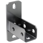 FISCHER - La mensola a sella fischer SF L 41 è in acciaio inossidabile A4, con profili da 41 mm fissati a parete, pavimento e soffitto con flangia sella.