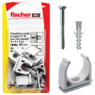 FISCHER - FT 25 K fissacavi aperto e fissatubi per un'applicazione versatile e precisa.