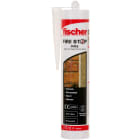 FISCHER - FFRS bianco silicone elastico neutro aderisce a supporti porosi e non porosi, ideale per giunti fino a 50mm, resistente all'esterno.
