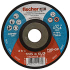 FISCHER - Disco abrasivo fischer FGD-CP per levigatura confortevole di acciaio, saldature e bordi. Riduce scheggiature e cambi utensile.