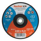 FISCHER - Disco abrasivo fischer FGD-CP per levigatura confortevole di acciaio. Elevata durata riduce scheggiature, ideale per saldature e angoli.