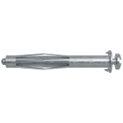 FISCHER - HM 5X65 S, fissaggio metallico fischer HM-S per lastre e pannelli: non passante con pinza HM Z 1, per luci e binari tende.
