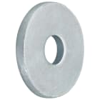 FISCHER - Rondella larga per fissaggi FBS 10, rosetta per viti calcestruzzo UltraCut FBS II 10 diametro esterno 44 mm.