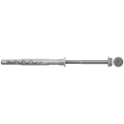 FISCHER - SXRL 10X140 FUS A4: fissaggio prolungato fischer con vite in acciaio inox per muratura e calcestruzzo, ideale per esterni come facciate e tetti.