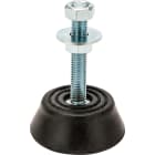 FISCHER - KIT 4 PZ PIEDINO ANTIVIBR. A PAVIMENTO