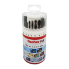 FISCHER - Set punte assorti 3/4/5/6/8/10 18pz.