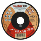 FISCHER - Disco da taglio fischer FCD-FP 115x1,5x22,23 inox per metalli, taglio affidabile, privo di ferro e zolfo, ideale per acciaio e inox.