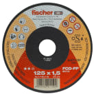 FISCHER - Disco da taglio fischer FCD-FP 125X1,5X22,23 INOX per acciaio inossidabile: affidabile, efficiente, duraturo e con bassa formazione di sbavature.