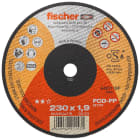 FISCHER - Il disco da taglio fischer FCD-FP 230x1,9x22,23 inox offre tagli affidabili su acciaio e inox, con durata elevata e minime scintille.