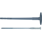 FISCHER - FIF-CS 8/80 tassello ad avvitamento ad alte prestazioni, certificato etics, installazione passante: minimizza ponte termico su isolanti fino 350 mm.