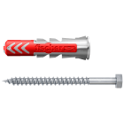 FISCHER - DUOPOWER 12x60 BM T.ESA. K tassello universale bimateriale per carichi medi e leggeri su pieni, forati, cartongesso, pietra naturale