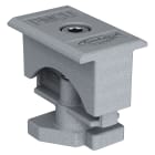 FISCHER - PMCU morsetto centrale universale per pannelli fotovoltaici con cornice in alluminio 30-50 mm, installabile con rotazione su profili solar.