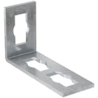 FISCHER - La staffa angolare PFAF 3 ZL collega strutture con binari FUS. Disponibile in varianti a 2, 3, 4 fori, finitura zinco lamellare.