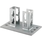 FISCHER - Mensola a sella PSF 124 ZL per connessione stabile tra binario e struttura. Assemblaggio longitudinale e installazione semplice con mensola SF.