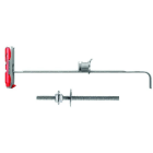FISCHER - duotec 12 d con barra m6x100: fissaggio ad ancora per lastre, carico +25%, foro ridotto, nylon certificato anche cartongesso e legno.