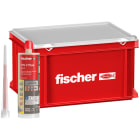 FISCHER - Resina ad iniezione FIS V Plus per calcestruzzo e murature, certificata con accessori vari per fissaggi diversificati e combinazioni termiche.