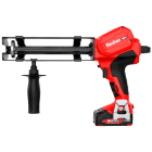 FISCHER - Pistola cordless FIS DB S Pro per ancoranti chimici: robusta, affidabile, 18V, dosaggio controllato, compatibile con cartucce 360 ml e 390 ml.